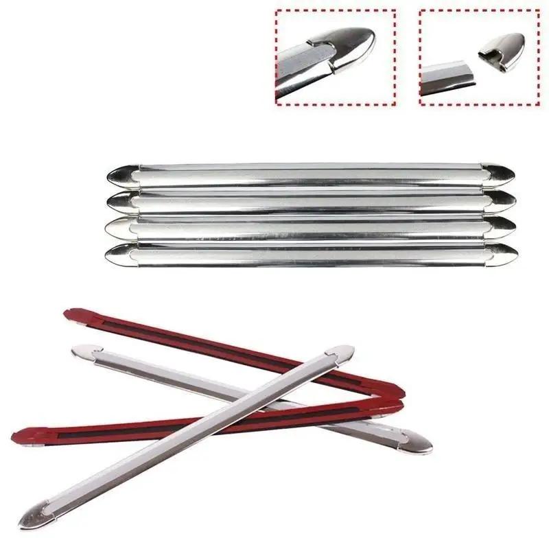 New 4PCS Car Anti-collision Protection Decoration Strip Universal Front Rear Bumper Corner Protector Guard Car Accessories