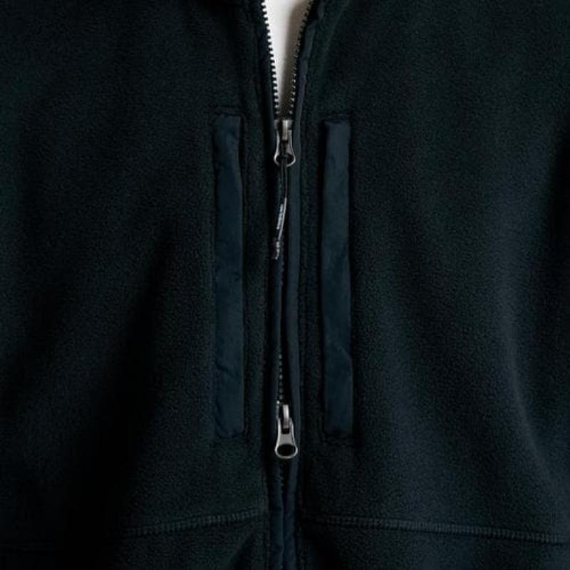 New Balance Half Club Uni Short Wool Fleece Stainless Steel Zip Up Nbmdd42913 19