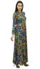 Bimba Women's Long Maxi Winter Dress Rayon Printed Jilbab