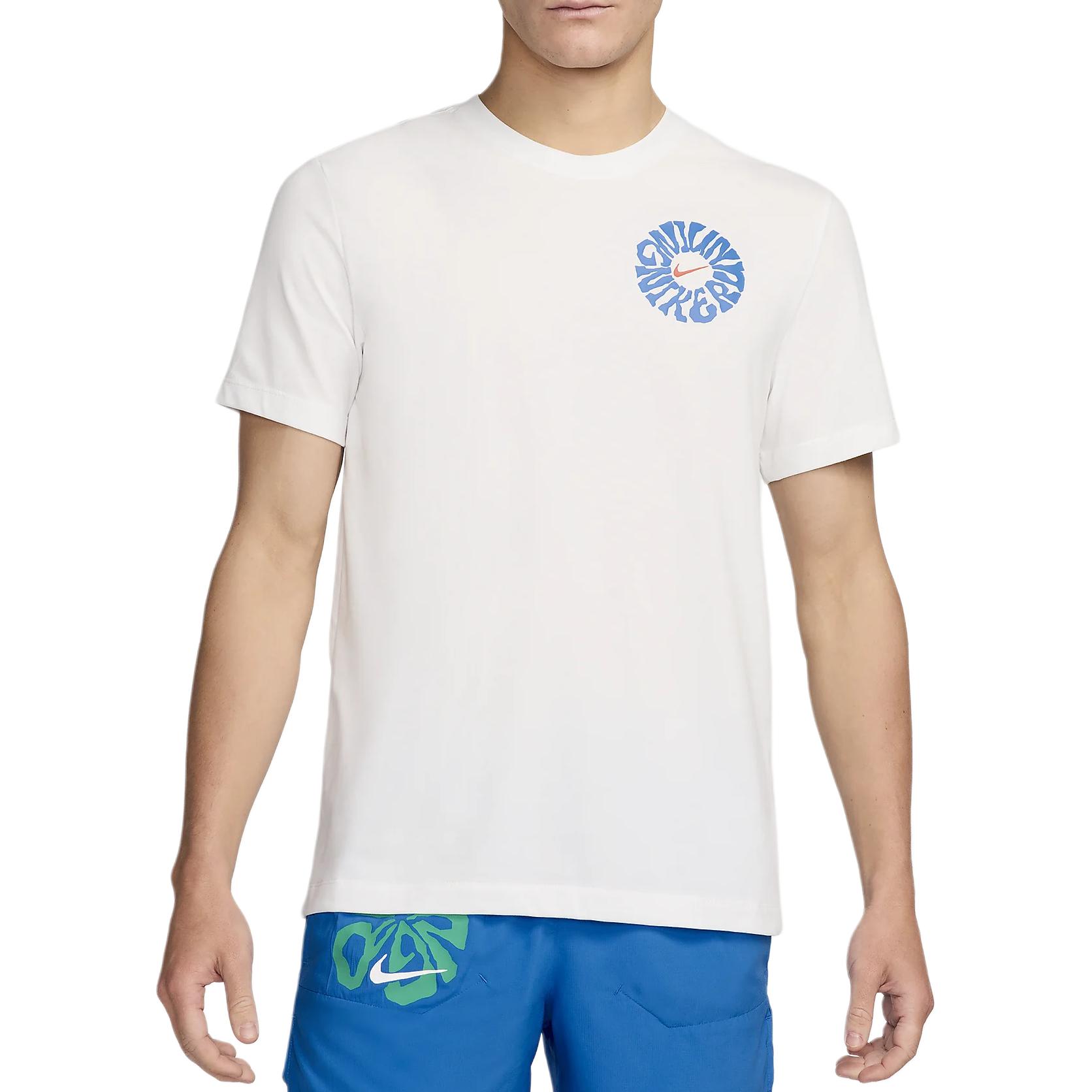 Nike Dri Fit T Shirt Men s Summit White FZ8064-121 S