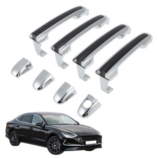4Pcs Exterior Door Handle Set for Hyundai Sonata 2005-2010 826523K010/826523K030
