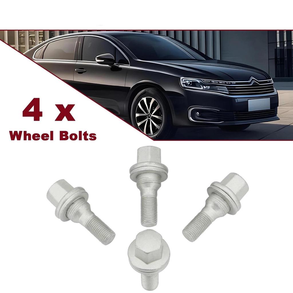 Wheel Nuts Compatible With Peugeot 207 307 508 3008 Wheel Bolt Nuts M12*1.25 17mm