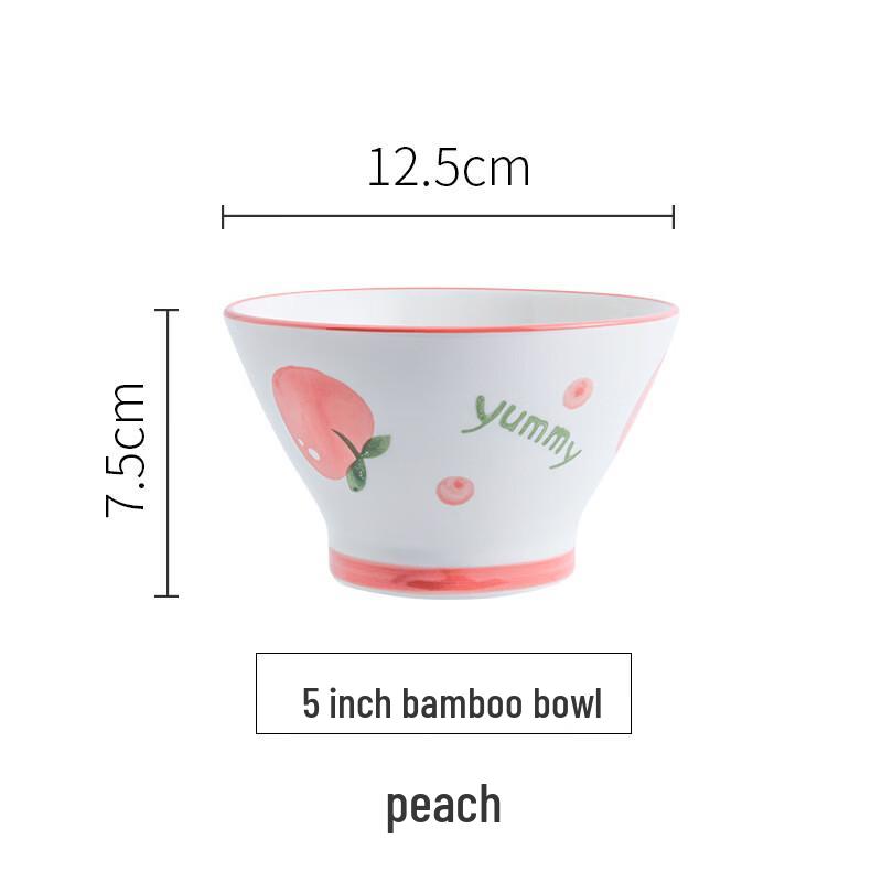 ZISIZ Ceramic High-Foot Conical Bowl