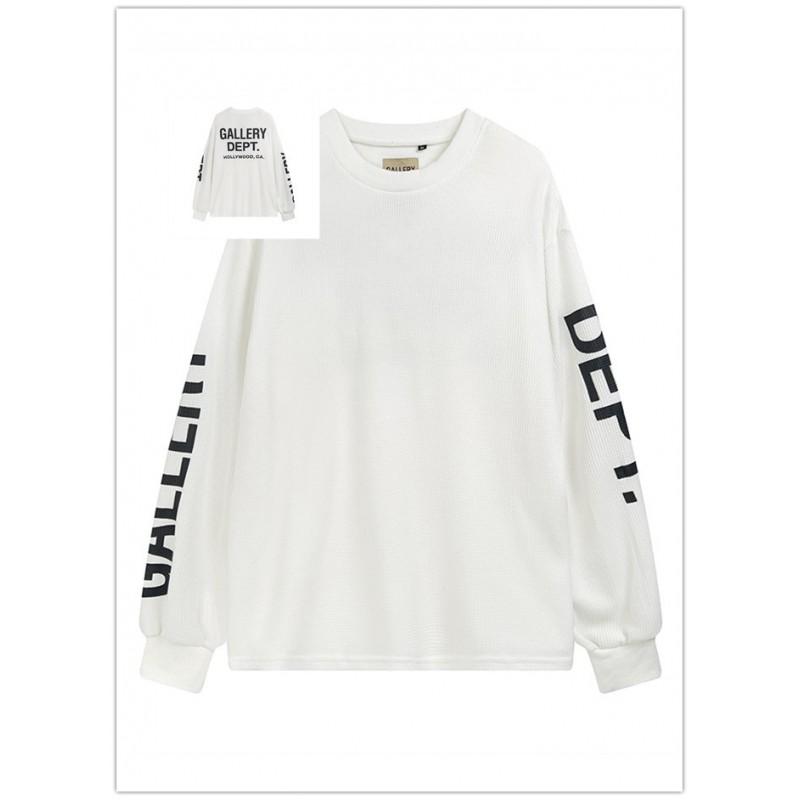 GALLERY DEPT Hoodie Men Women Oversized Cotton Fleece Pullover Sweatshirt Streetwear Loose Fit Long Sleeve