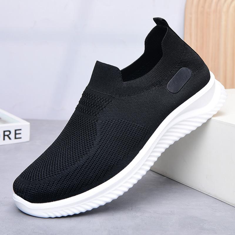 Fashion Men's casual shoes 2025 summer sports shoes with soft soles anti slip and breathable old Beijing cloth shoes for men
