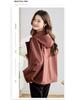 2025 Women's Petite Casual Loose Hooded Jacket - Advanced Spring/Autumn Style (L1589)