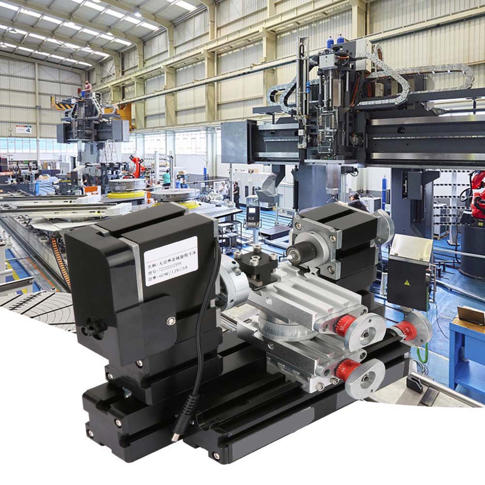 

60 Вт міні-металевий обертовий верстат 12000 об/хв двигун для обробки деревини, металу, скла, пластику