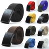 Men Women Casual Outdoor Sports Military Tactical Waistband Canvas Wide Belt