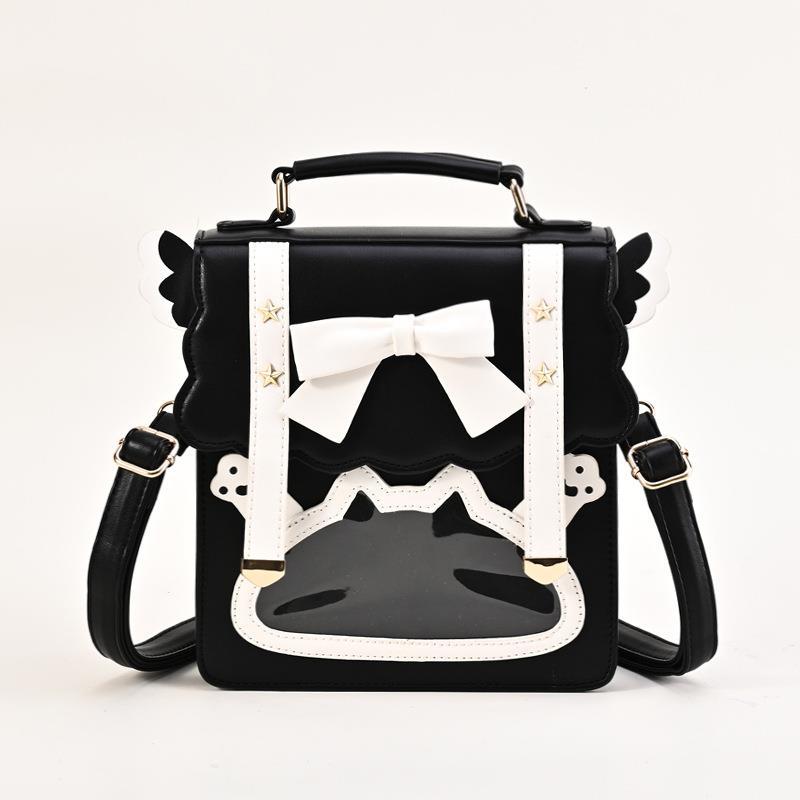 Schoolbag Student Shoulder Uniform Bag 1way Handheld Crossbody Bag Soft Girl Bow Small Backpack Japanese Girl JK College Bag