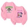 Children's Fashionable Lightweight Long-sleeved Round Neck Pullover With Pockets Printed Pullover