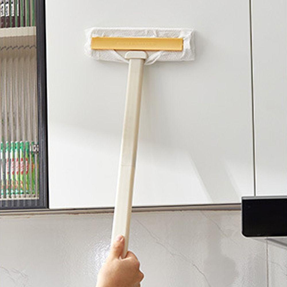Scratch-Free Window Mesh Scraper 2 in 1 Cleaning Tool Long Handle Screen Brush  Home Maintenance