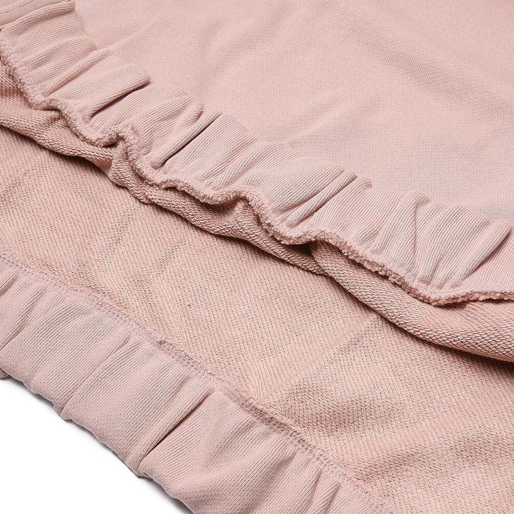 adidas Neo Fashionable Letter Knit Pullover Sweatshirt Women Sweatshirt Gray Pink CV8998