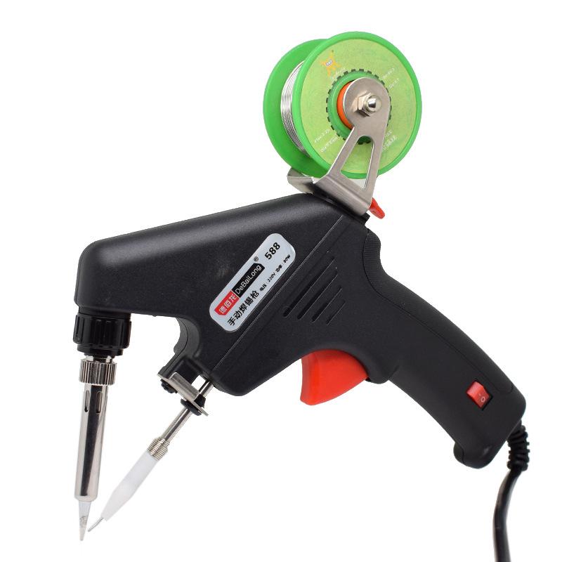 80W Constant Temp Electric Soldering Iron Set for Household Electrical Repair
