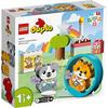 LEGO Duplo My First Duplo Cute Sounding Puppy and Kitten Building Blocks, Educational Toy, Gift for Toddlers and Babies, Animals, Sound-Making, Boys a