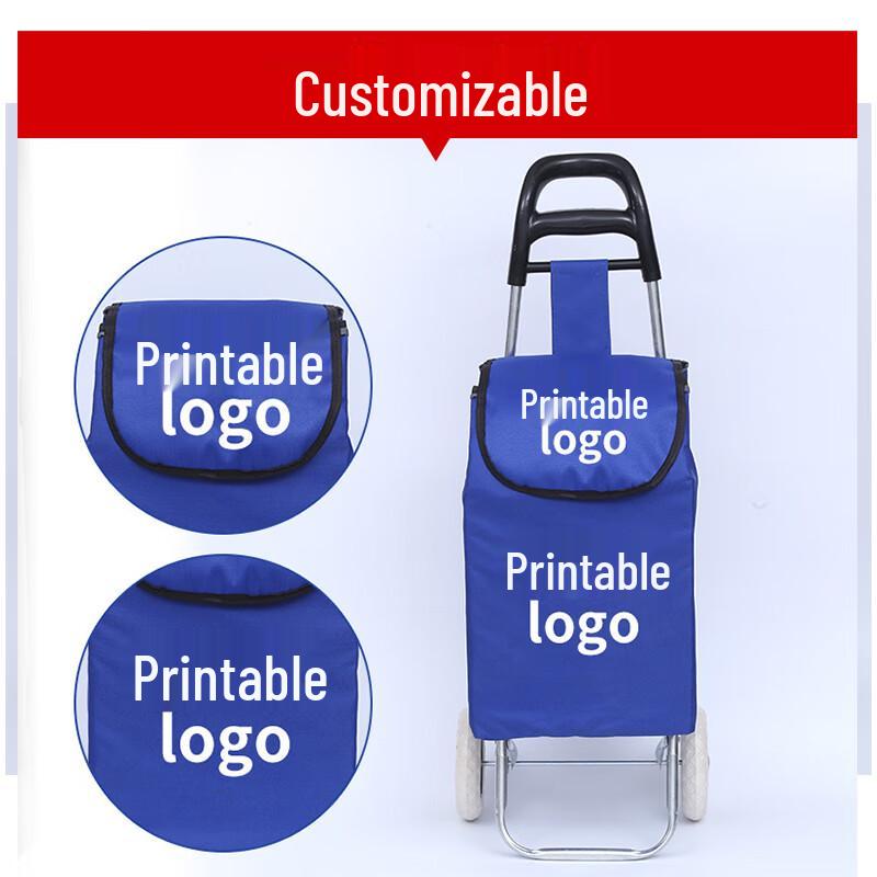 Foldable Stair Climbing Metal Shopping Cart