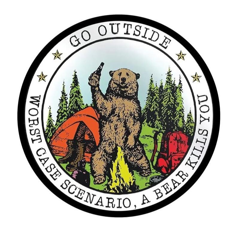 Bear Attack Vinyl Sticker for Car, Truck, Van, or Laptop