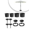 Stability Adapter Reducing Rings Complete Installation Package Lightweight Design Easy Installation Umbrella Adapters