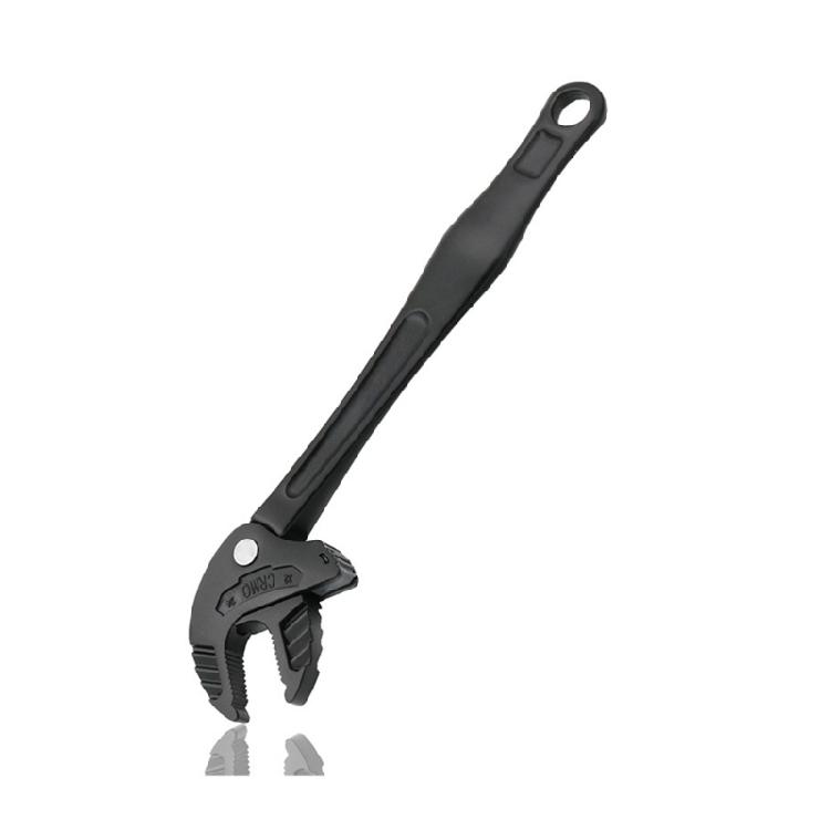 Industrial Claw Wrench Adjusting Ratchet with Wide Jaw for Automotive Piping Manufacturing Ergonomic Accessories
