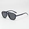 New European and American color film sunglasses men's toad frame sunglasses retro sunglasses UV protection