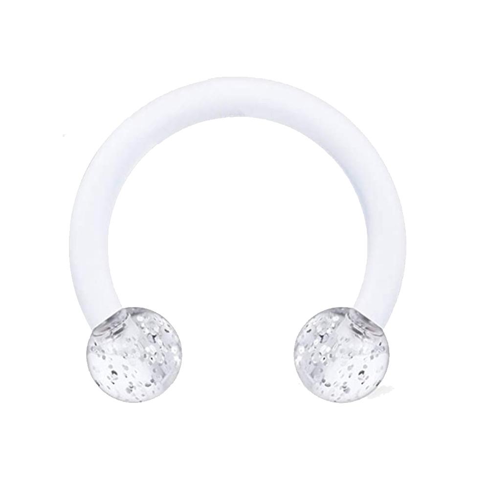 36PCS Horseshoe Barbell Surgical Steel Nose Septum Rings Hoop Daith Earring Eyebrow Tragus Vertical Lip Piercing Jewelry