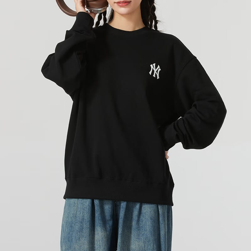 MLB New York Yankees Sweatshirt Unisex Black 3AMTB0651-50BKS
