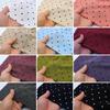 Multi-Color Polka Dot Printed Linen Cotton Fabric Soft Skin-friendly Breathable for Cheongsam Blouses Dresses Shirt DIY Sewing