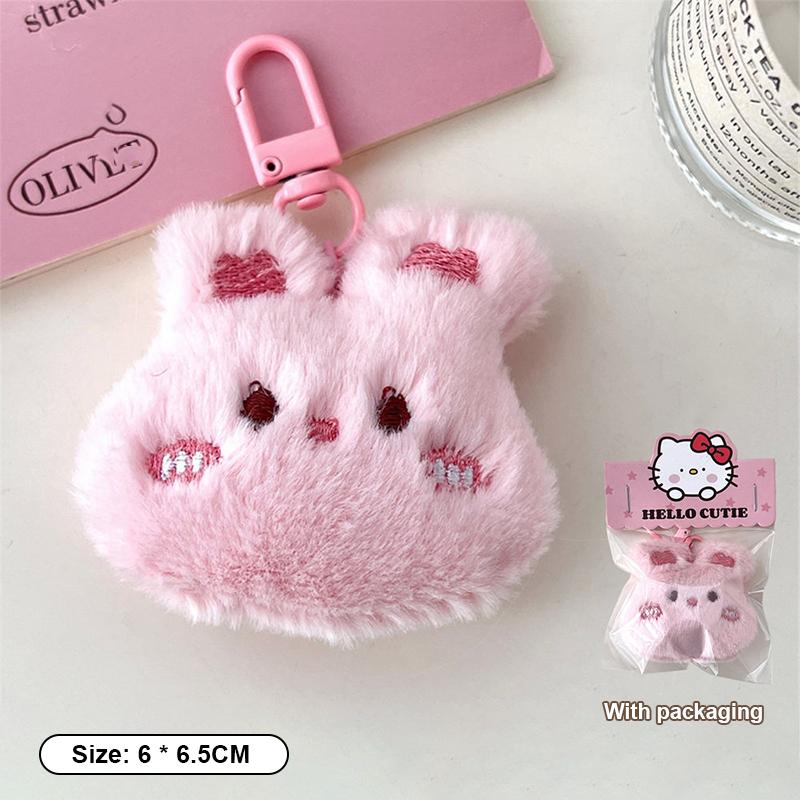 Kawaii süße Plüsch Tier Puppen Schlüsselanhänger Plüsch Spielzeug für Frauen Mädchen Schultasche Anhänger Schlüsselanhänger Rucksack hängen Ornamente Geschenke