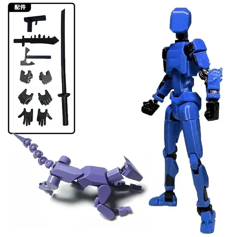 2PCS 13 Joints Figure Articulate Movable Dummy Doll Diy Assembly Toy 3D Printed Action Figure Stop Motion Animation Dummy