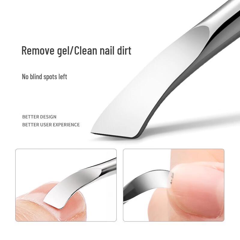 MR.GREEN Professional Stainless Steel Cuticle Pusher