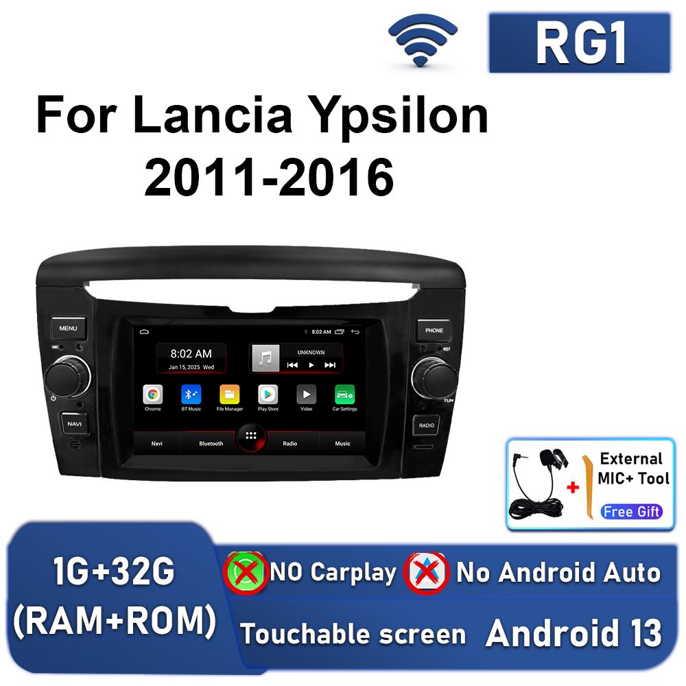 

Android Car Radio For Lancia YPSILON 2012 2013 - 2015 Multimedia Player Wireless Carplay Auto GPS Navigation Head HD Screen 2DIN