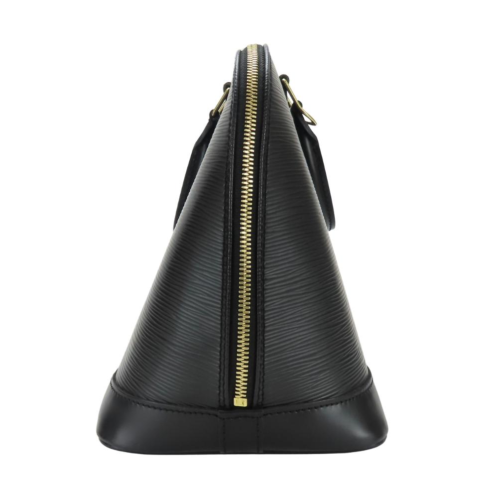 Used LOUIS VUITTON Handbag Alma M52142 Epi Leather Noir black chic