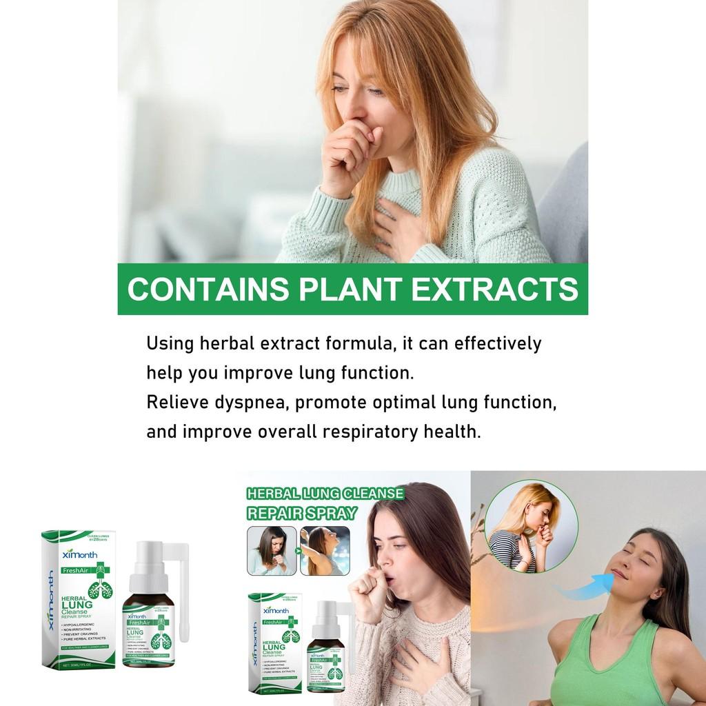 Ximonth Spray Apaisant pour le Corps Pour Soulager la Gorge Sèche et le Confort de la Toux 30ml