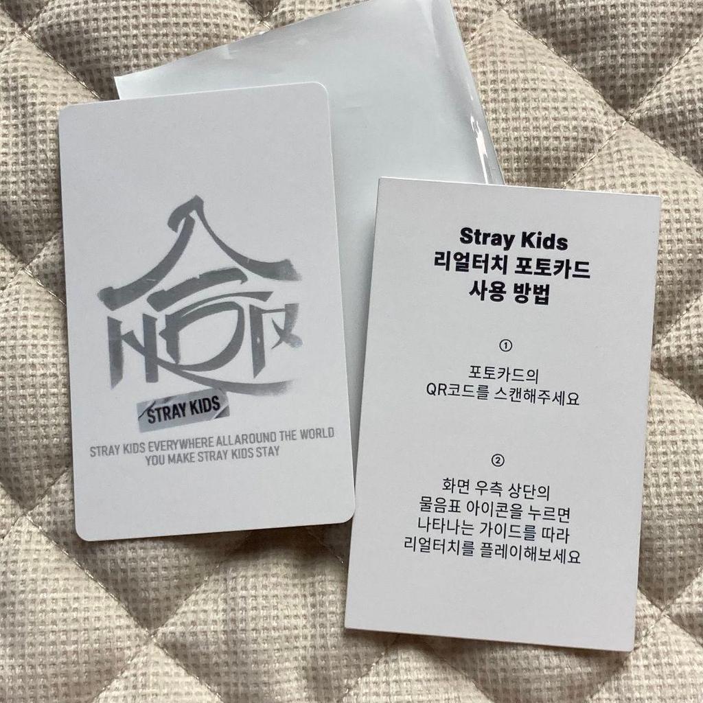 [USED] StrayKids HOP QR Seungmin Real Touch Stray Kids Trading Card