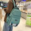Student Backpack Couple Backpack Campus Plaid School Bag