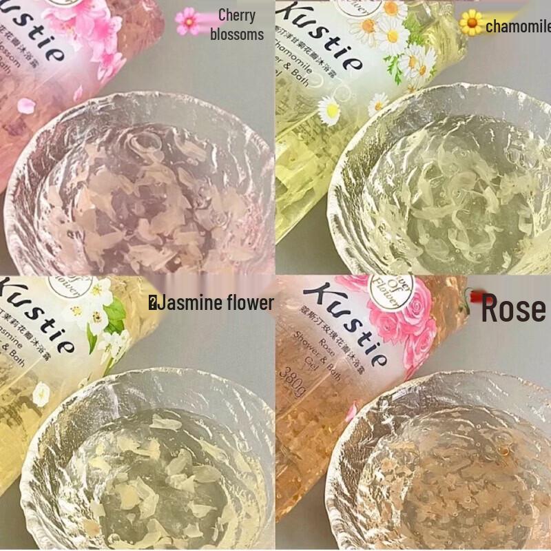 Kustie Chamomile Petal Shower Gel 380ml