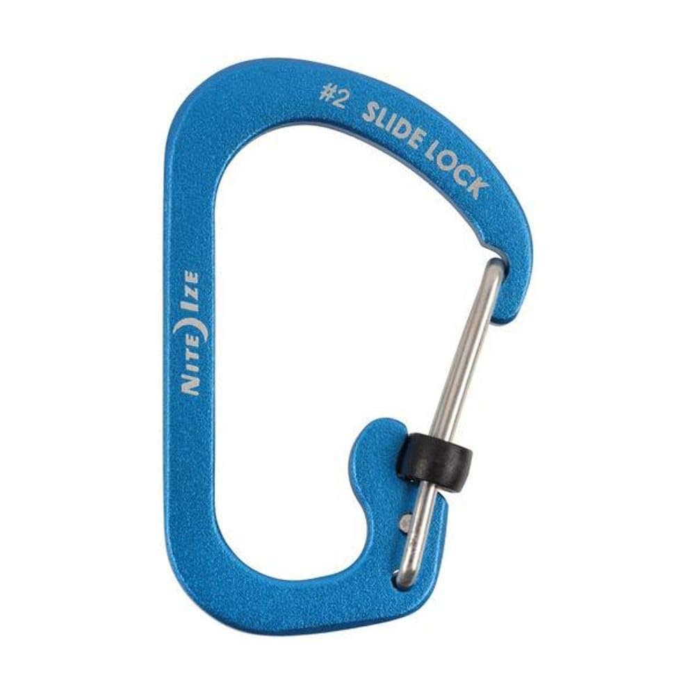Nite Ize SlideLock Aluminum Carabiner #3 Blue Lightweight 3.5 oz Generic Accessory