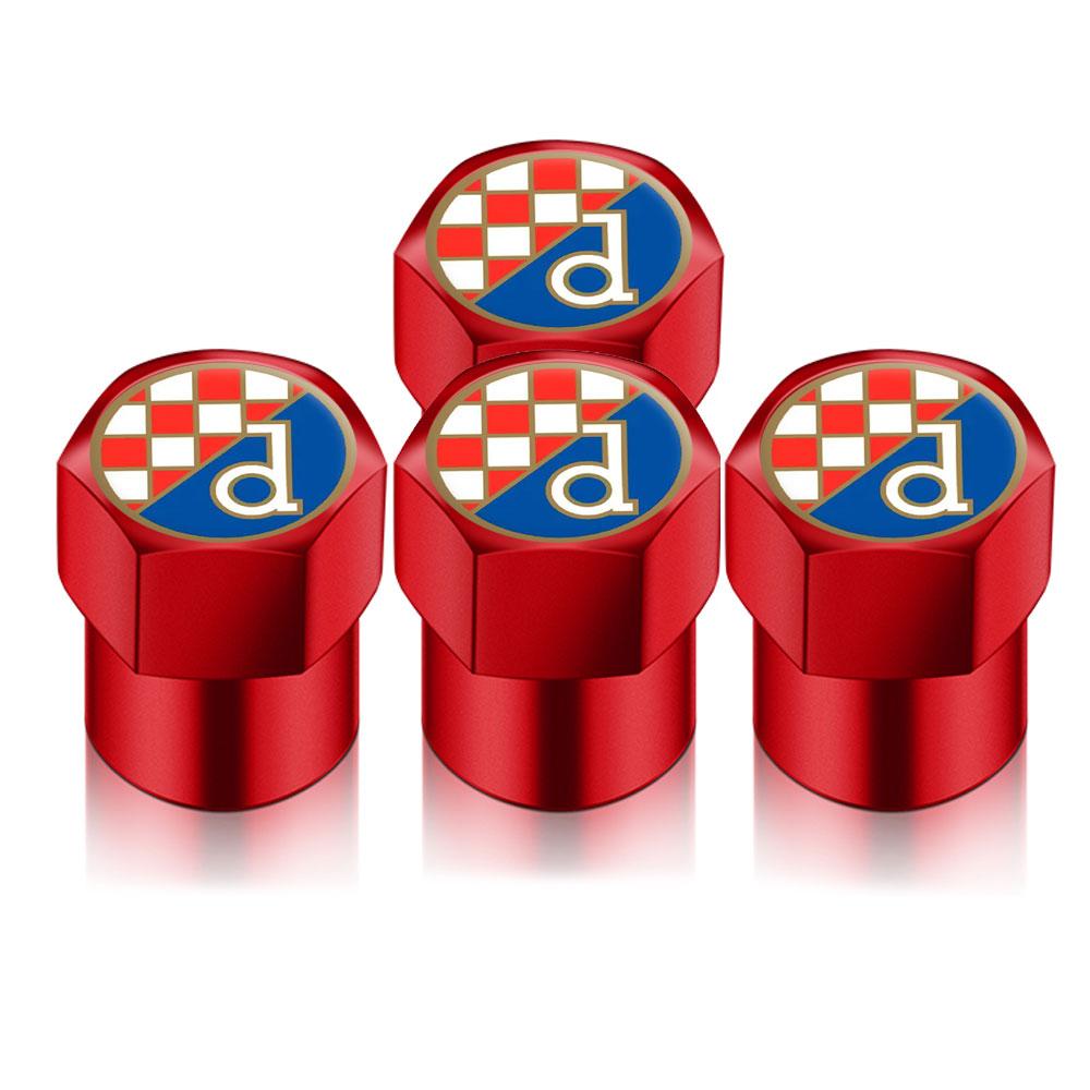 

4 ШТ. Колпачки для воздушных клапанов шин автомобильных колес для футбола, наклейки для автомобилей, мотоциклов, авто, универсальные наклейки, аксессуары, сувенир, подарок для мужчин, женщин красный