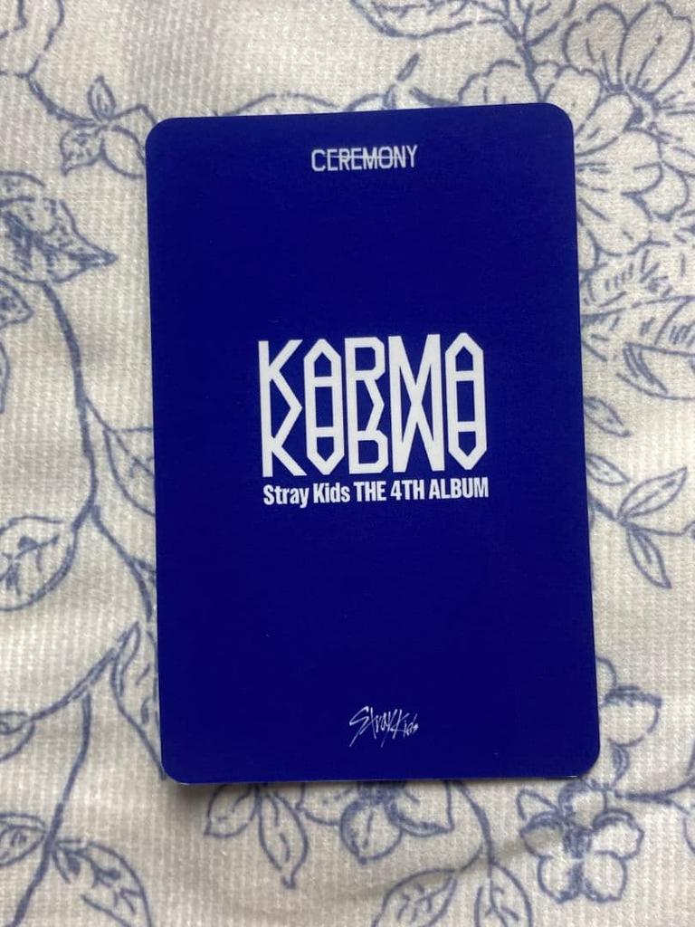 [USED] Straykids Hyunjin KARMA Pre-Recorded Korean Sanok Trading Card