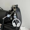 Vibrant Headphone Charm Keychain Keyring Phone Chain Featuring Musical Notes For Birthday Presents and Decorations