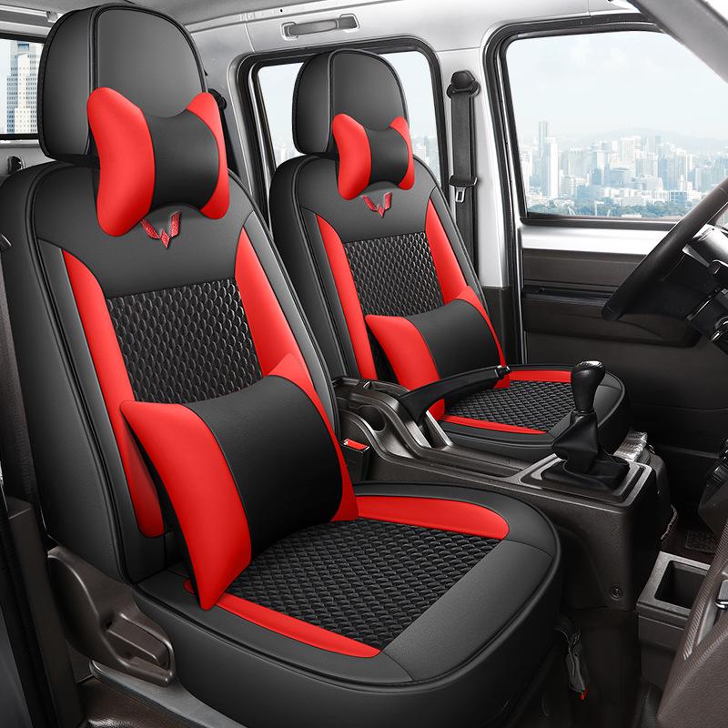 Wuling New Card Truck Seat Cushion - Ice Bean, All-Season Set