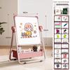 Portable Children's Magnetic Easel with Blackboard & Whiteboard for Graffiti