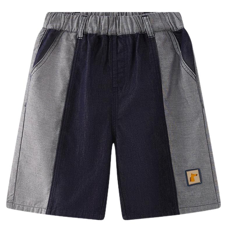 MQD Boys  Anti-fade Spliced Denim Shorts 150