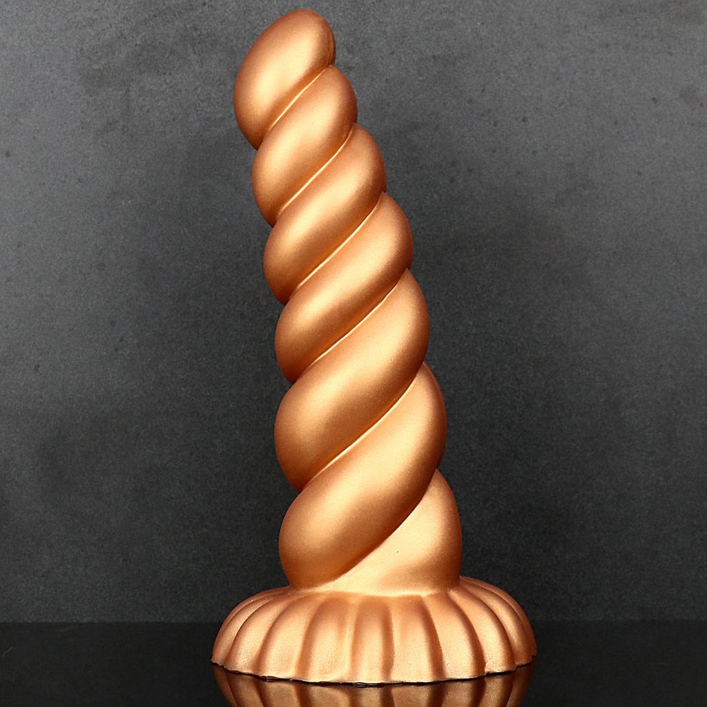 Soft Silicone Gold Manual Backyard Pull Bead Large Suction Cup Multi Size Adult Toy Shaped Penis