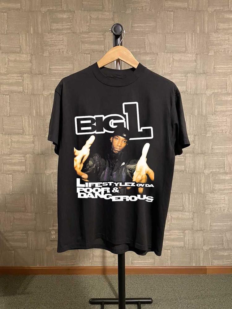 Retro Hip Hop Tee; 90s Rap Legend Style Unisex Cotton Unisex T-Shirt L