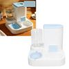 Pets Automatic Feeder Waterer Set Multifunction 2 in 1 One Piece Large Capacity Cat Waterer Feeder for Indoor