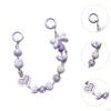Beaded Keychain Backpack Decoration Women Hanging Ornament Keyring Birthday Gift