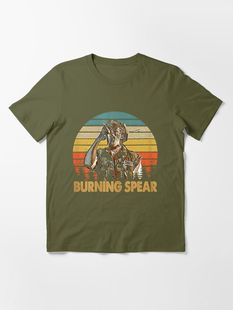 Burning Spear Burning Art Spear Music Jamaican Singers Essential T-Shirt