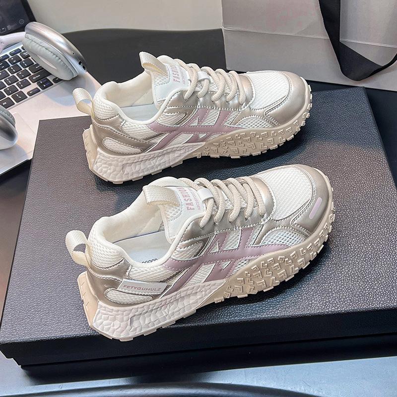 

Leather German training shoes women s 2025 new women s summer mesh shoes women s breathable mesh popular shoes women s shoes Forrest Gump shoes 40 фиолетовый