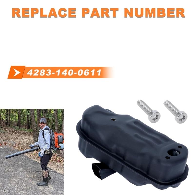 Noise Reduction Silencers Assembly Suitable With BR800 BR800C BR800X Gas Powered Blower Parts