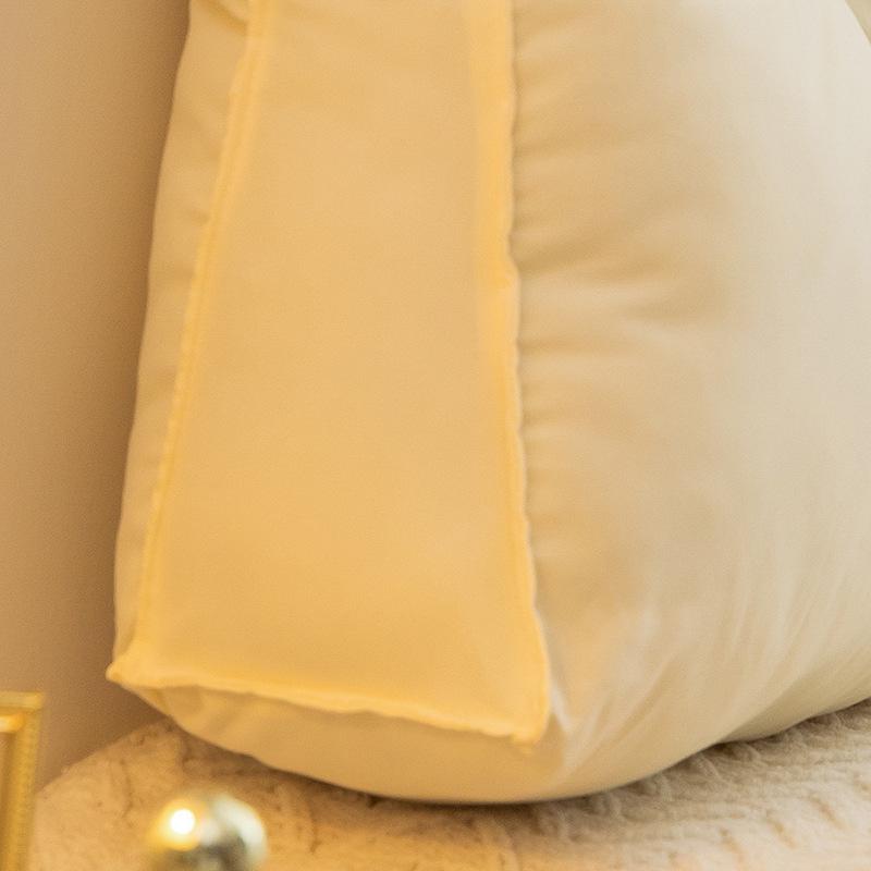 Triangular Lumbar Support Cushion for Bedroom, Sofa, and Dorm